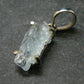 Fantastic Gemmy Aquamarine Crystal Silver Pendant From Brazil - 1.0" - 1.87 Grams