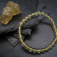 Libyan Tektite Glass Genuine Bracelet ~ 7 Inches ~ 6mm Round Beads