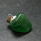 Tsavorite Gem Green Garnet Sterling Silver Pendant From Tanzania - 0.8" - 2.14 Grams