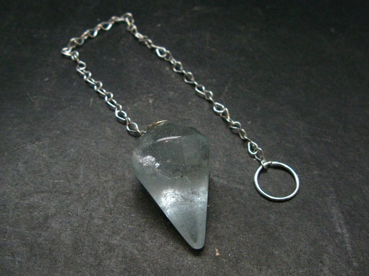 Blue Topaz Pendulum From Brazil - 17.88 Grams