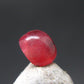 Rare Gem Bixbite Red Beryl Emerald Cabochon From Utah USA - 0.67 Carats - 5.5x4.7 mm