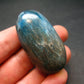 Neon Blue Apatite Tumbled Stone from Madagascar - 40.62 Grams - 1.7"