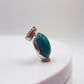Grandidierite Pendant Blue Green Cabochon Gemstone Silver Necklace Natural Crystal Jewelry Gift