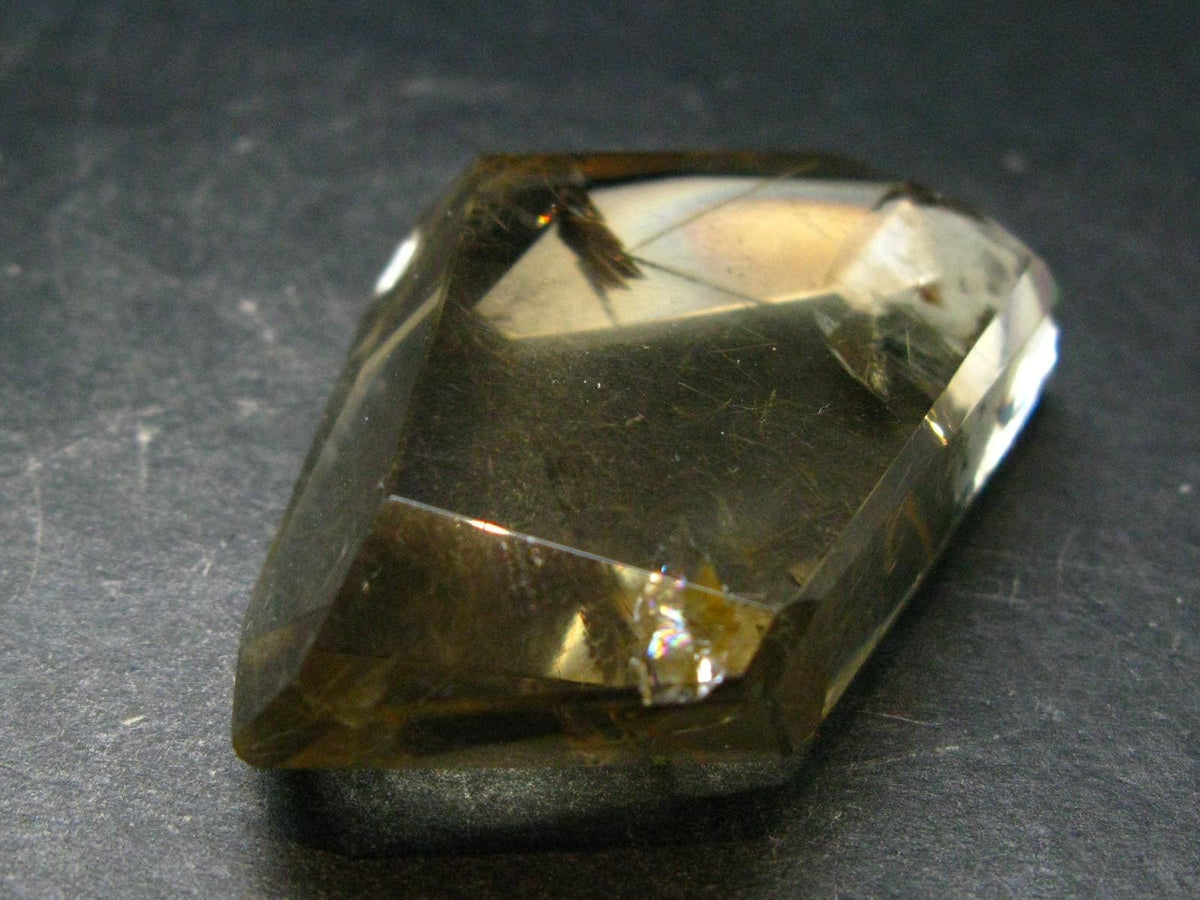 Nice Untreated Unheated Citrine Polished Stone from Zambia - 54.14 Grams - 2.4"