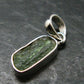Moldavite Tektite Silver Pendant from Czech Republic - 1.0" - 1.71Grams