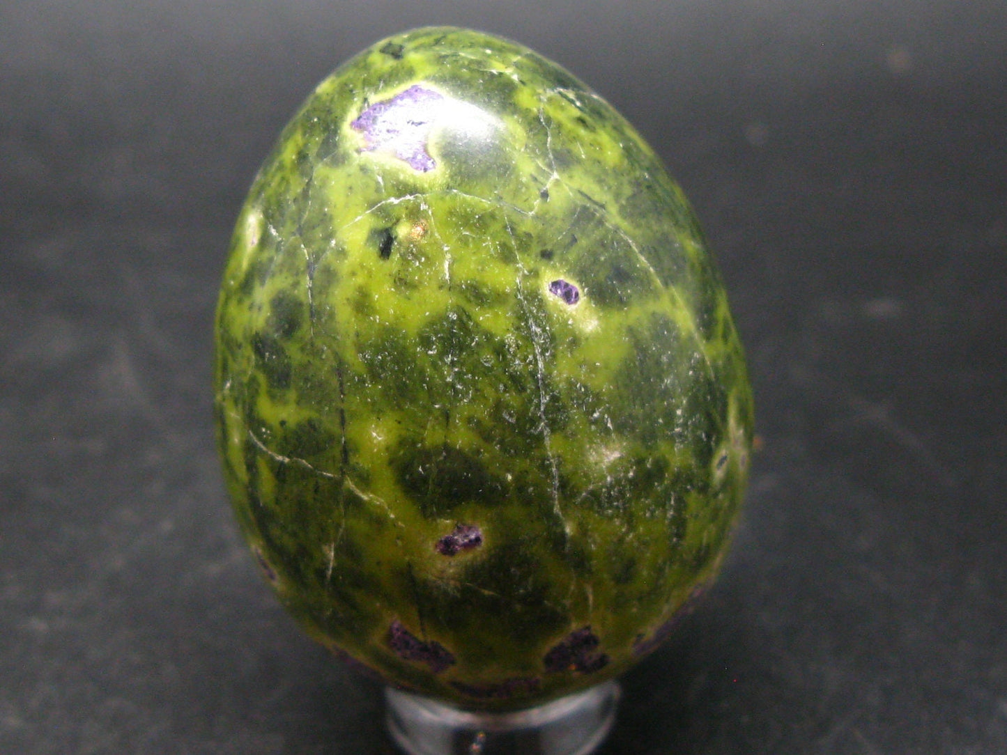 Rare Atlantasite Stichtite + Serpentine Egg from Australia - 1.7"