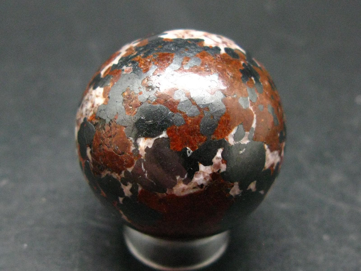 Zincite Zinkite and Willemite Sphere Ball From New Jersey USA - 1.1" - 48.0 Grams