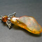 Baltic Amber 925 Silver Pendant - 2.3" - 4.51 Grams