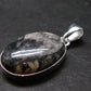Pinolite Silver Plated Pendant from Austria - 1.4" - 5.65 Grams
