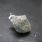 Natural Blue Celestite Celestine 925 Silver Pendant from Madagascar - 0.9" - 3.88 Grams