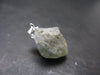 Natural Blue Celestite Celestine 925 Silver Pendant from Madagascar - 0.9" - 3.88 Grams