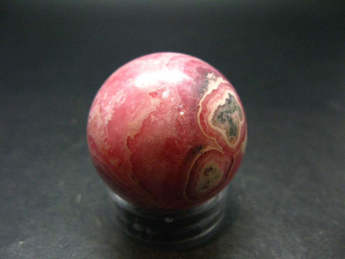 Rhodochrosite Sphere Ball from Argentina - 1.5" - 97.07 Grams