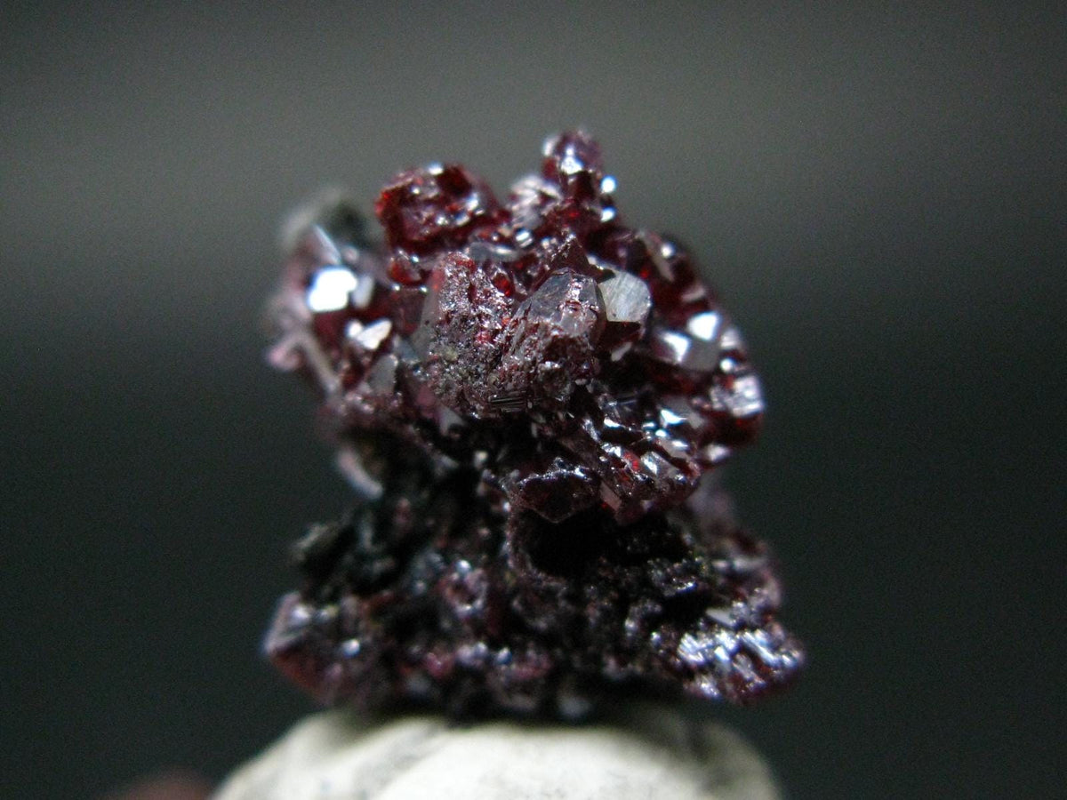 Rare Gem Proustite Cluster From Morocco - 0.6" - 2.26 Grams