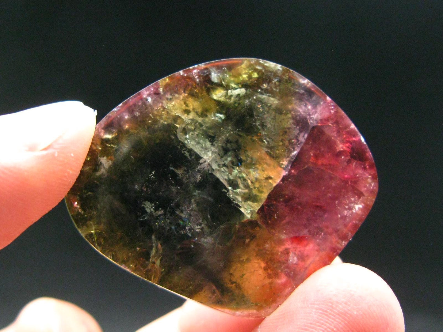 Rare Watermelon Tourmaline Crystal Slice From Brazil - 93.29 Carats