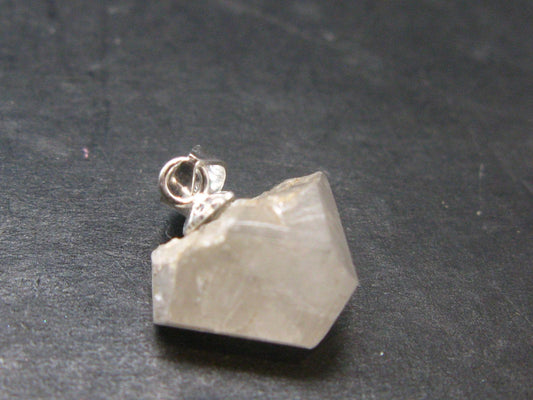 Phenakite Phenacite Silver Pendant from Burma Myanmar - 0.6 Inches - 1.39 Grams