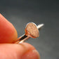 Muonionalusta Meteorite Sterling Silver Ring from Sweden - 1.71 Grams - Size 10