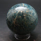 Large neon blue Apatite sphere from Madagascar- 365.94 - 2.3"