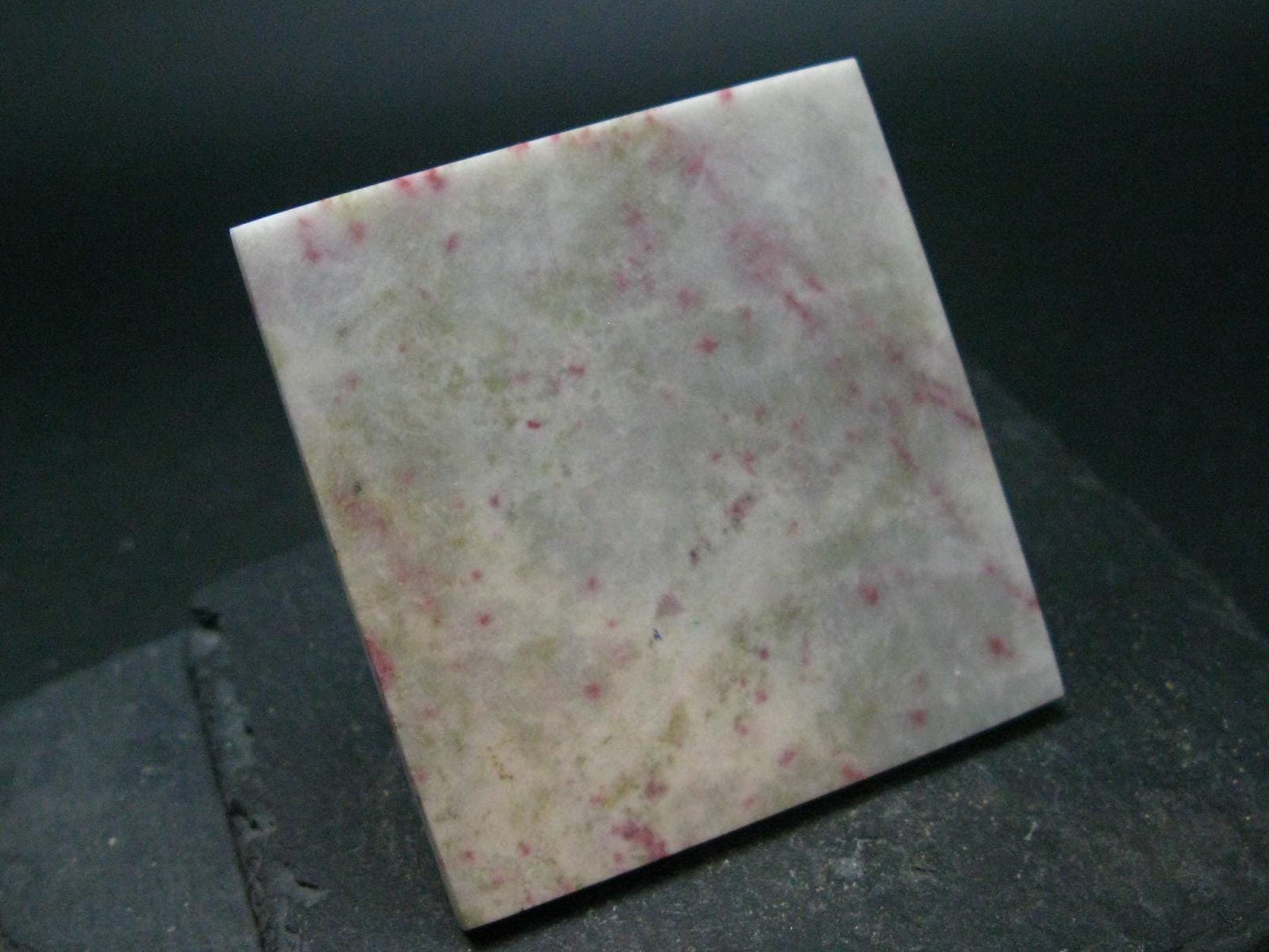 Large Cinnabar in Quartz Pyramid from Peru - 153.51 Grams - 2.2"