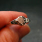 Muonionalusta Meteorite Sterling Silver Ring from Sweden - 2.08 Grams - Size 8