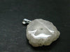 Anandalite Quartz Crystal Silver Pendant From India - 1.2" - 5.30 Grams