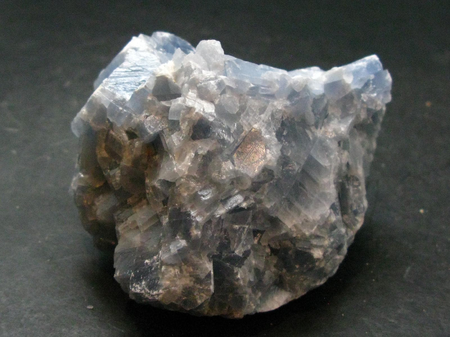 Blue Calcite Crystal from Mexico - 241.48 Grams - 2.8"
