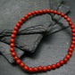 Red Jasper Genuine Bracelet ~ 7 Inches ~ 4mm Round Beads