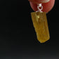 Gem Heliodor Golden Beryl Silver Pendant From Tajikistan - 10.0 Carats - 1.0"