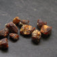 Rare lot of 10 Clinohumite crystals from Afghanistan - 4.67 Grams