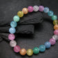 Selenite Colorful Genuine Bracelet ~ 7 Inches ~ 8mm Round Beads