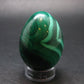 Malachite Egg Carving From Congo - 2.3" - 221.0 Grams