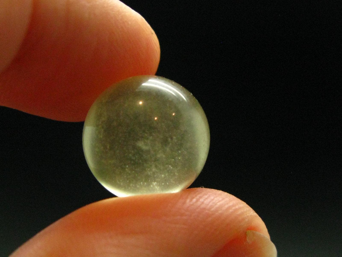 Rare Libyan Tektite Glass Sphere Ball From Libya - 2.20 Grams - 1.2 Centimeters