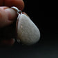 Scolecite Silver Plated Pendant From India - 1.6" - 6.87 Grams