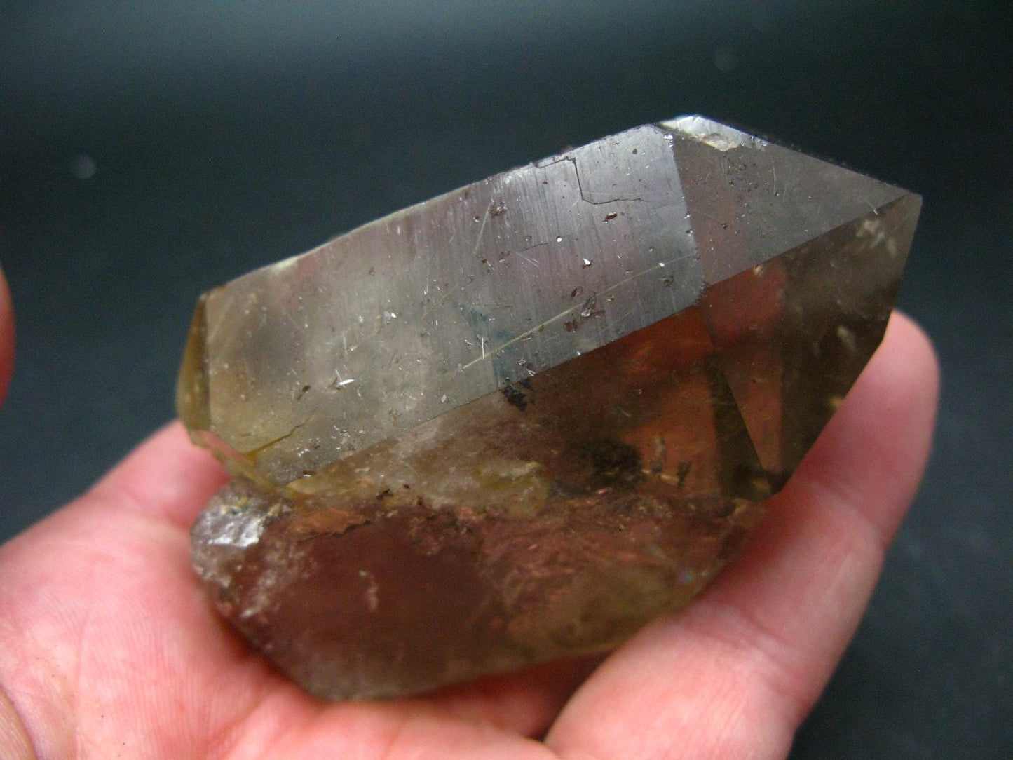 Large Rutilated Smoky Quartz Crystal from Brazil - 3.3" - 205 Grams
