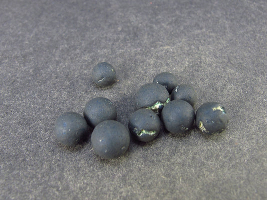 Lot of 10 Covelite Little Balls From Peru - 4.1 Grams