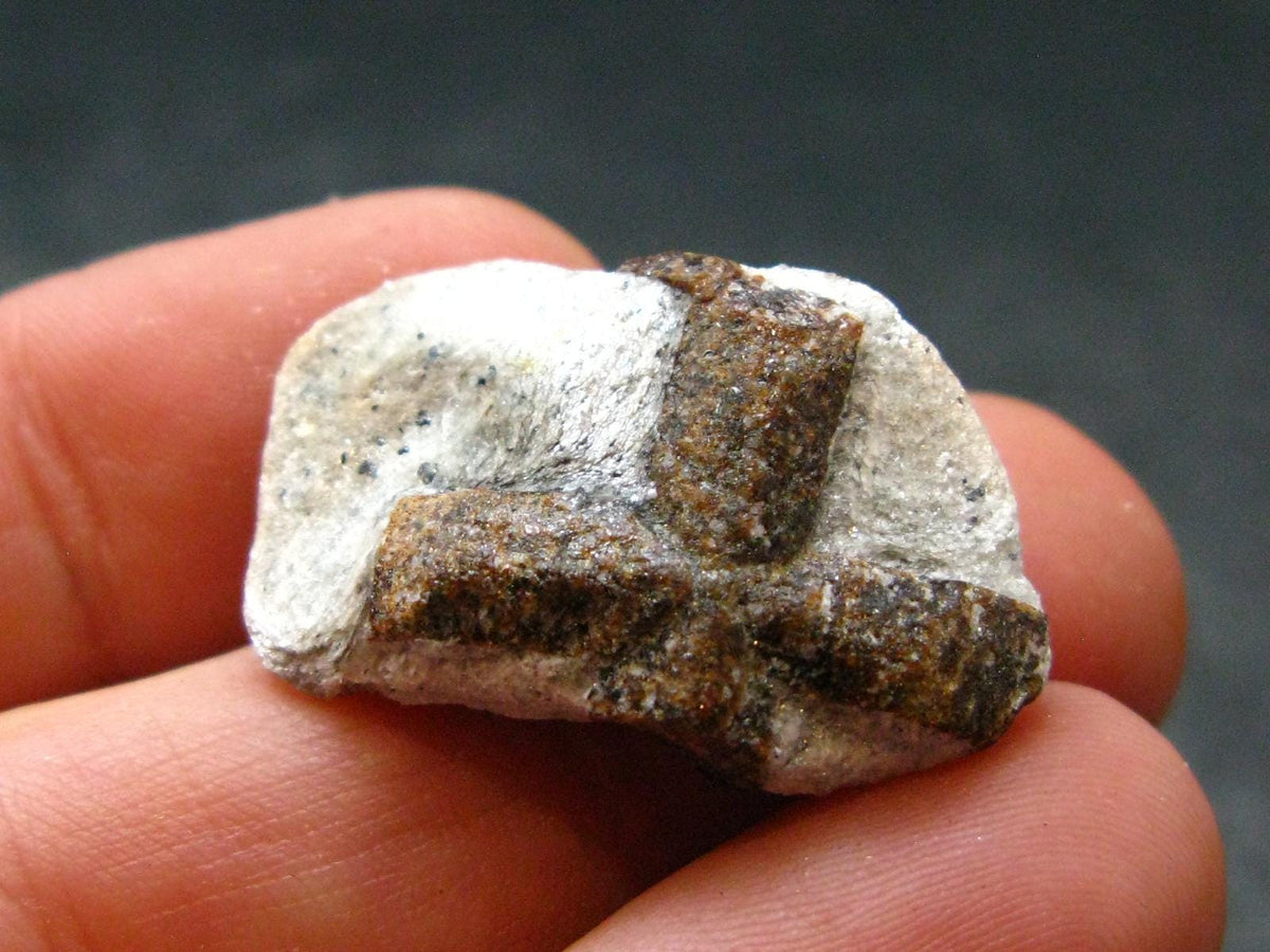 A Perfect Staurolite Crystal from Russia - 1.0" - 4.57 Grams