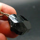 Black Tourmaline Schorl Silver Pendant From Brazil - 1.4" - 5.16 Grams