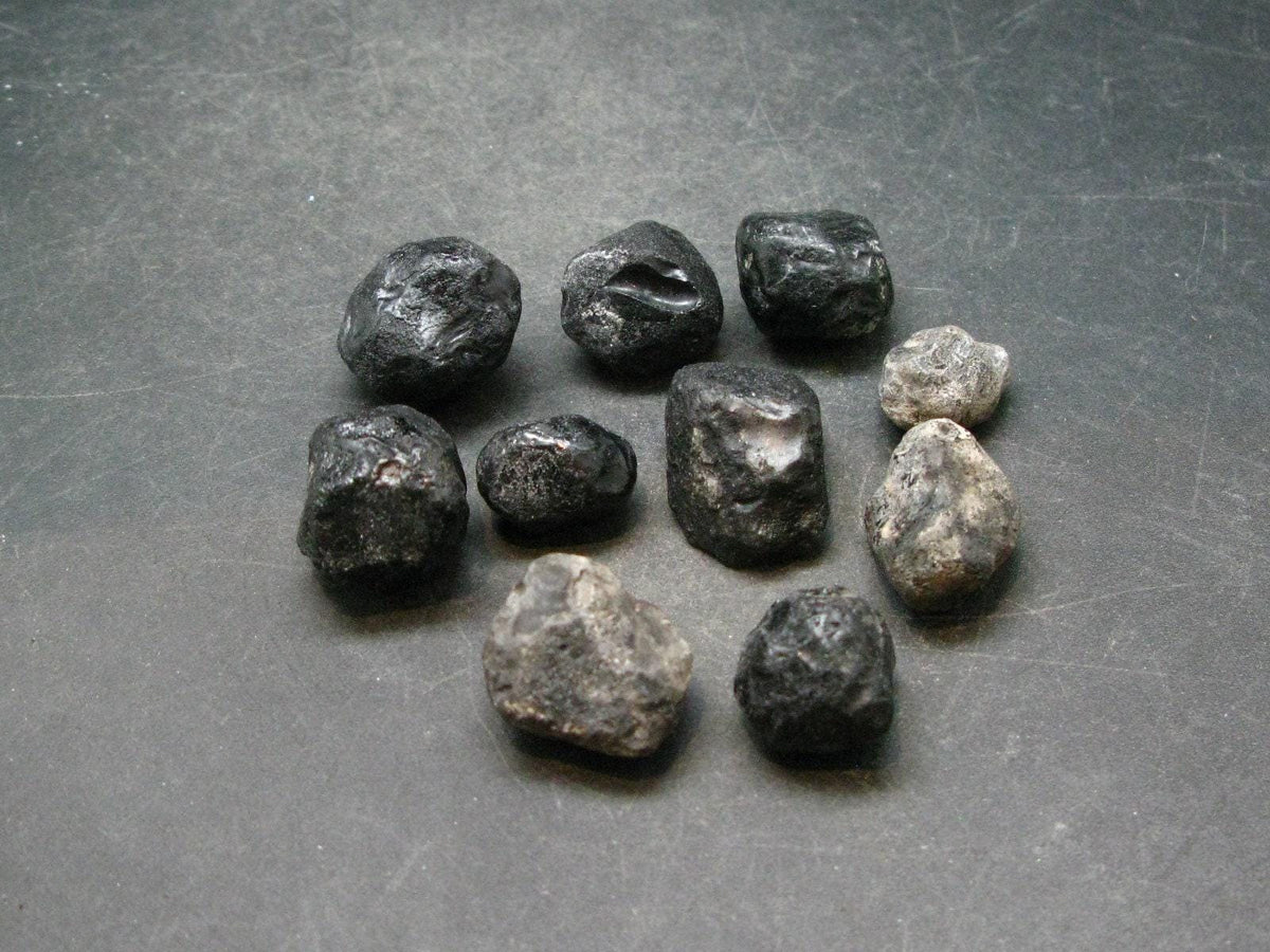 Lot of 10 Apache Tears Obsidian From Mexico - 50 Grams