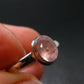 Pink Beryl!! Amazing Natural Faceted Morganite Silver Ring From Brazil - Size 8 - 2.72 Grams
