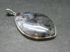 Moss Agate Silver Pendant From Russia - 10.25 Grams - 2.0"