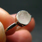 Phenakite Phenacite Crystal Silver Ring From Brazil - Size 6 - 1.77 Grams