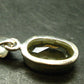 Gem Libyan Desert Glass Tektite Faceted Pendant Sterling Silver from Libya - 1.1" - 3.88 Grams