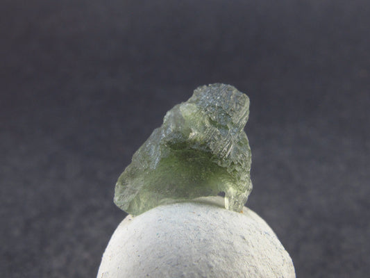 Moldavite Tektite Raw Piece from Czech Republic - 0.6" - 2.5 Carats - 0.50 Grams