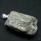 Green Kyanite Crystal Silver Pendant From Tanzania - 1.2" - 7.02 Grams
