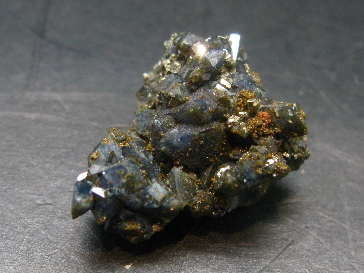 Scorodite & Pyrite Cluster From Mexico - 1.1" - 7.70 Grams