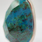 Natural Chrysocolla Pendant Blue Green Gemstone Silver Necklace Healing Crystal Jewelry Gift