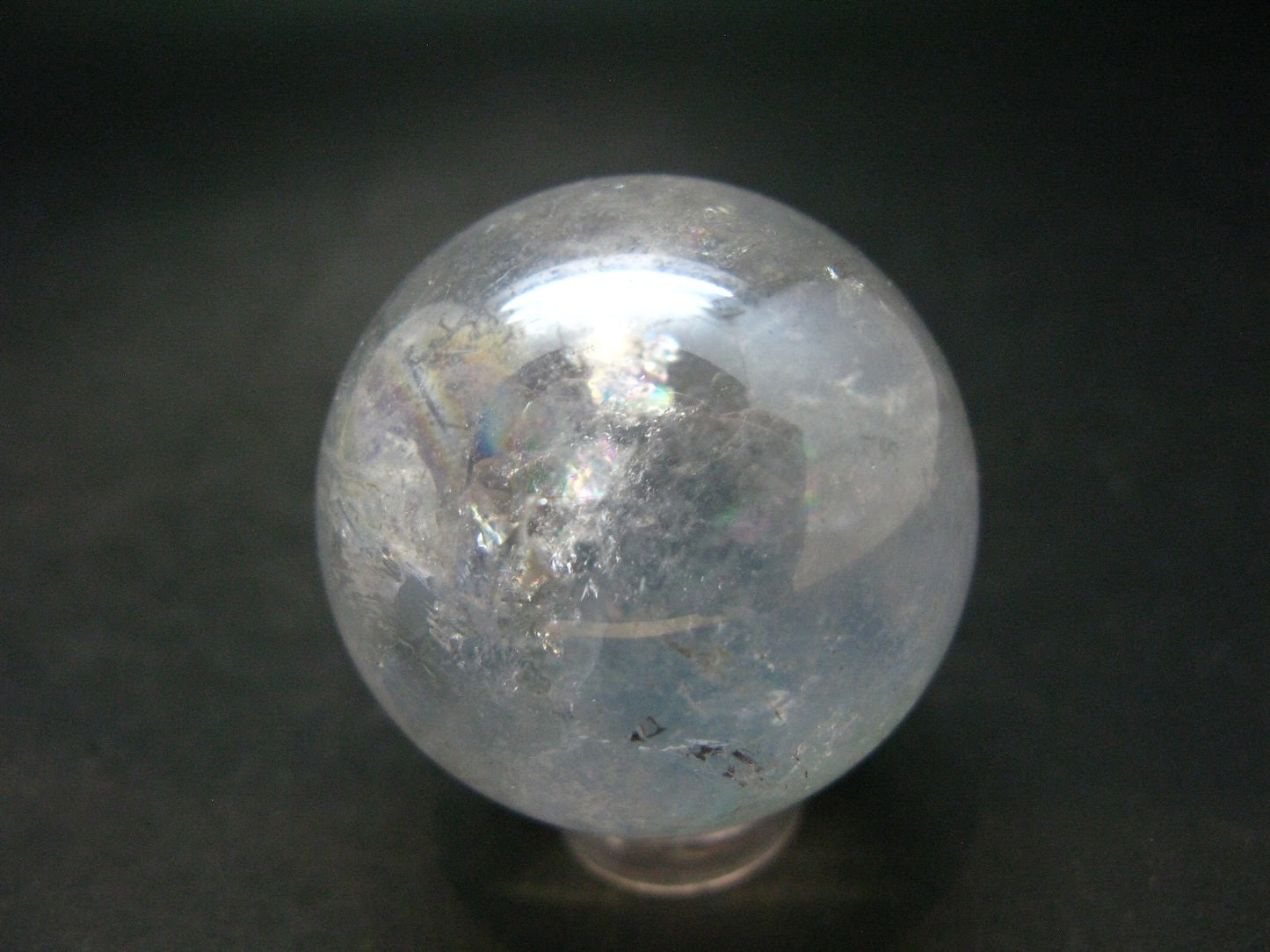 Beautiful Angel Aura Quartz Crystal Sphere Ball From Brazil - 1.4"