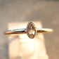 Genuine Alexandrite Gem Silver Ring From Russia - Size 6 - 1.26 Grams