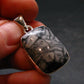 Pinolite Silver Plated Pendant from Austria - 1.4" - 6.45 Grams