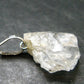 Goshenite Beryl Crystal 925 Silver Pendant From Brazil - 0.9" - 2.0 Grams