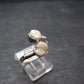 Phenakite Phenacite Crystal Silver Ring From Russia - Size 9 - 2.53 Grams